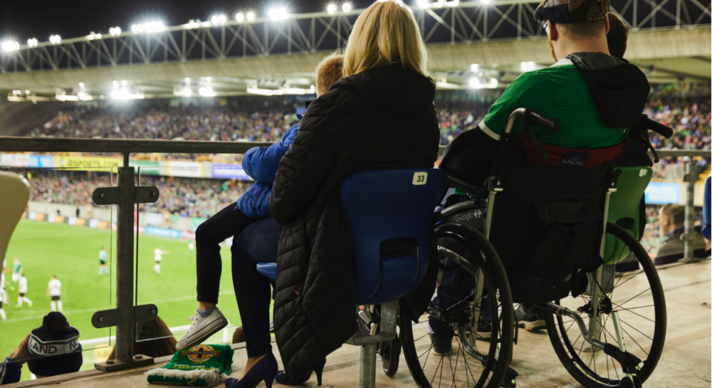 Wheelchair accessibility at Stadium